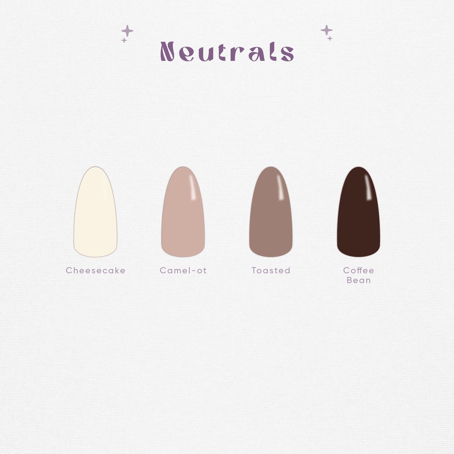 Solid Color Press-On Nails