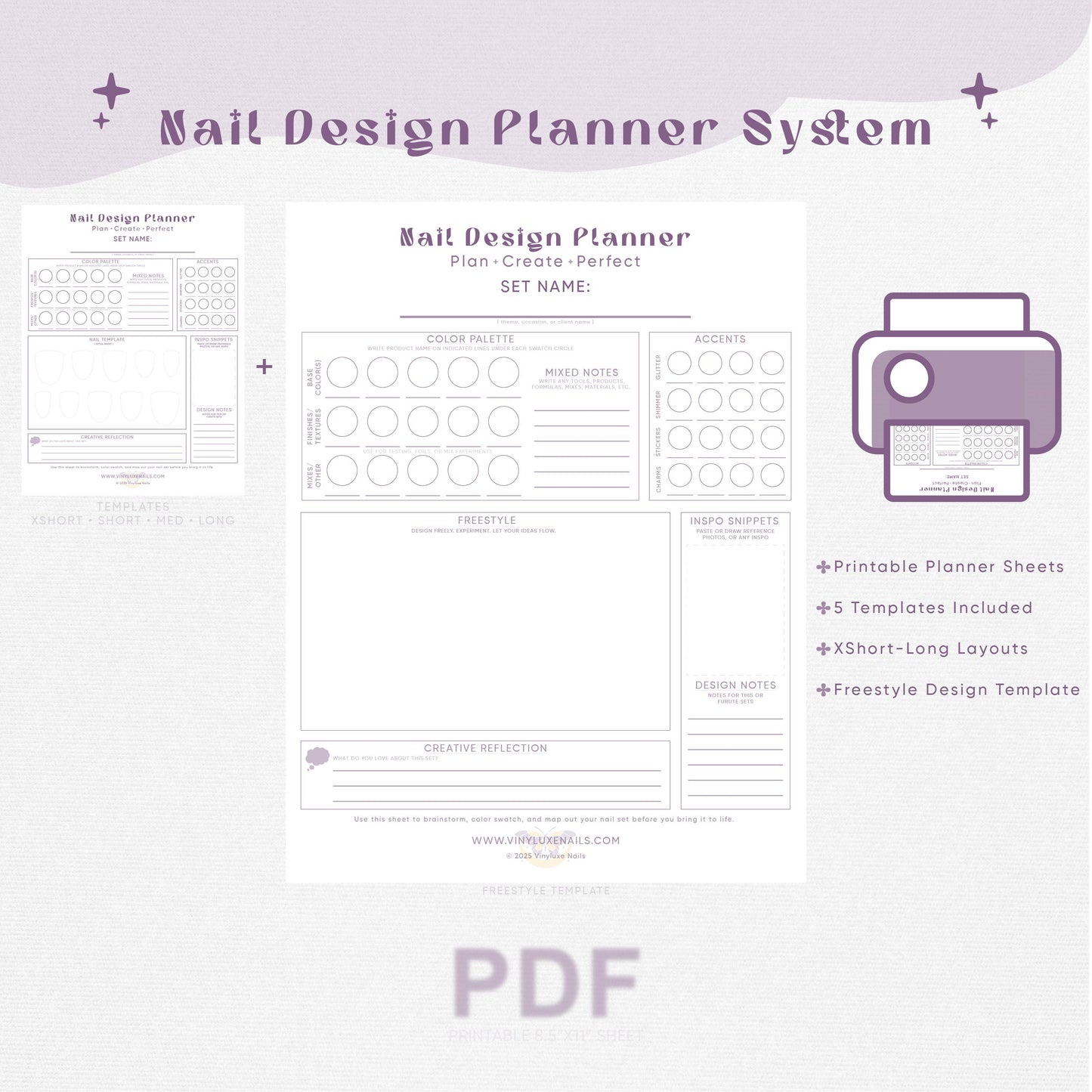 Nail Design Planner System